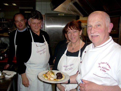 Jean Michel Gouzon et sa salade d'endives