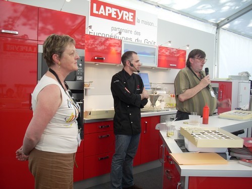 Ségolène Lefèvre, Patrick Chazalet et un chef