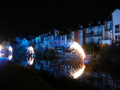 Illuminations des berges de la Jordanne