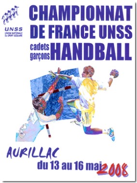 Campionnat de France Unss de Handball à Aurillac, Cantal