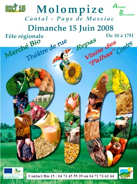 Fête bio dans le Cantal