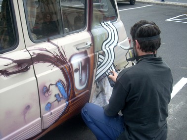 Zorg, graffeur aux sessions volcaniques d'Aurillac