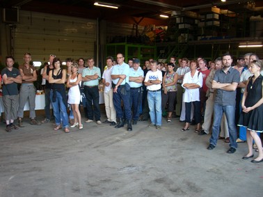 Equipe qui à travaillée pendant le festival d'Aurillac