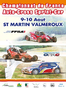 Championnat de France d'Autocross et Spint Car de St Martin Valmeroux