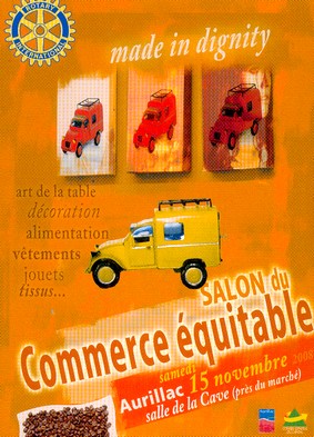 Salon du commerce équitable à Aurillac